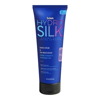 Schick Womens Hydro Silk Shave Cream & 24 Hour Moisturizer - 8oz