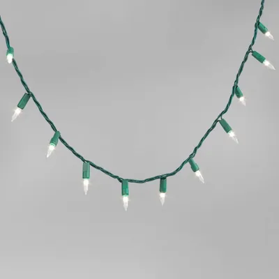 350ct Incandescent Mini Christmas String Lights with Green Wire - Wondershop: UL Listed