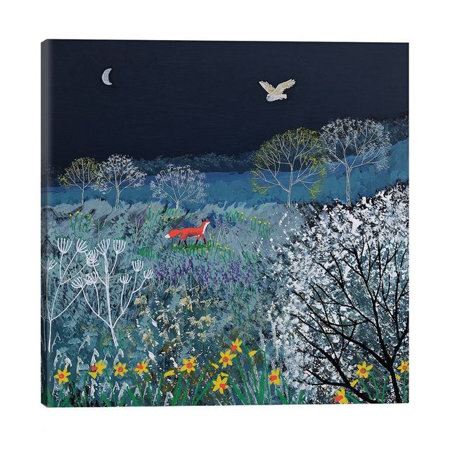 Spring Night By Jo Grundy Unframed Wall Canvas - iCanvas: Modern Style, Nature Scene