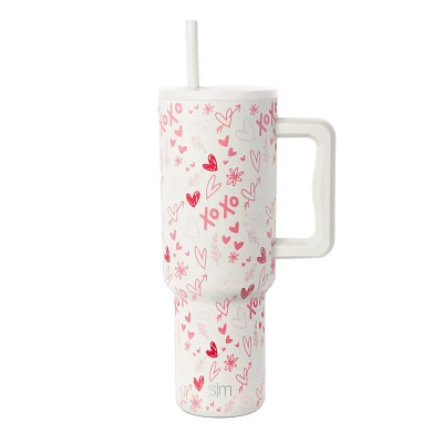 Simple Modern 24oz Love Doodles Straw Tumbler