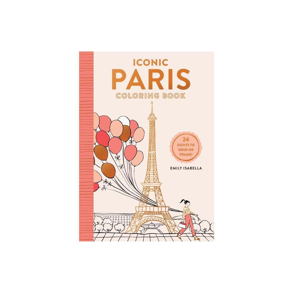 Spring In Paris Coloring Book For Adults Relaxation - By Colored