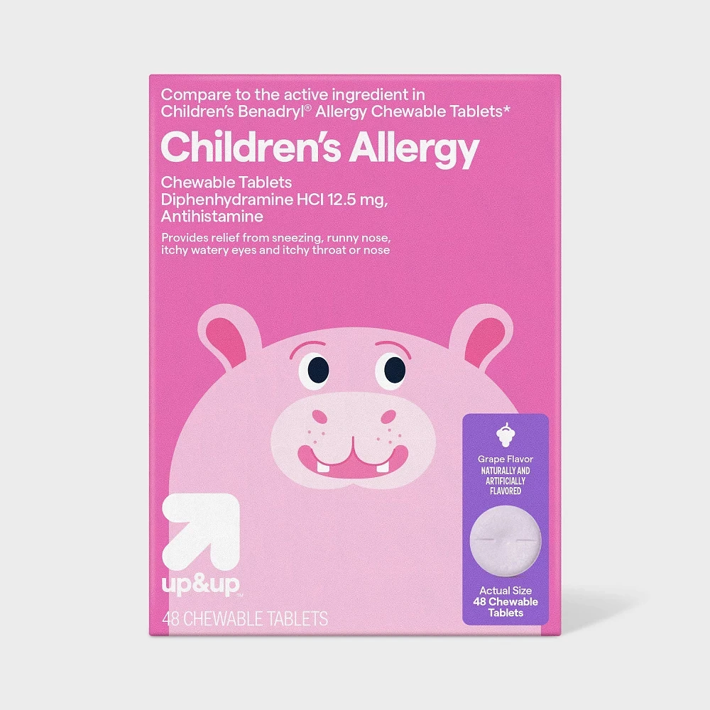 Up&amp;up Childrens Allergy Relief Chewable Tablet - Grape 
