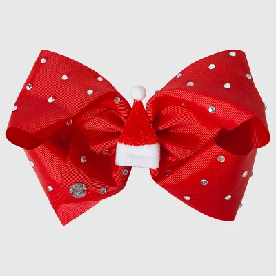 Girls JoJo Siwa Red Santa Hat Bow