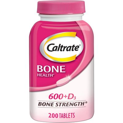 Caltrate Bone Health 600 & D3 Bone Strength Calcium Dietary Supplement Tablets - ct