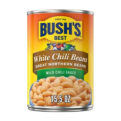 Bushs Great Northern Beans in Mild White Chili Sauce - 15.5oz