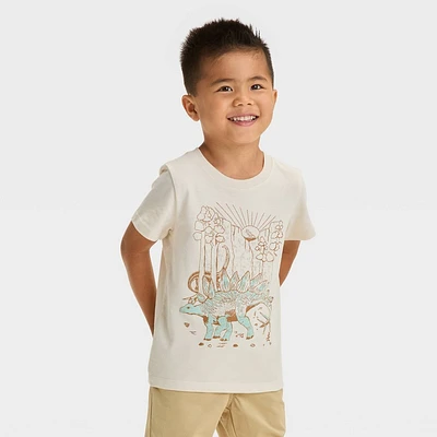 Toddler Boy Dino Graphic Short Sleeve Graphic T-Shirt