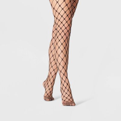 Womens Open Fishnet Tights