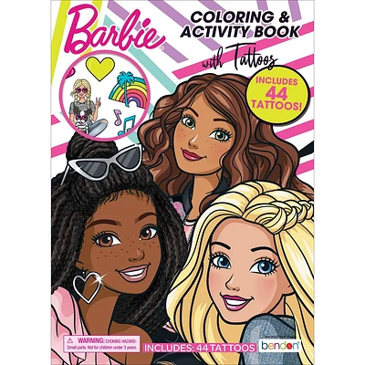 Barbie Coloring & Activity with Tattoos