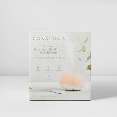 Essential Oil Diffuser White - Casaluna: Ultrasonic Aroma, Auto Shut