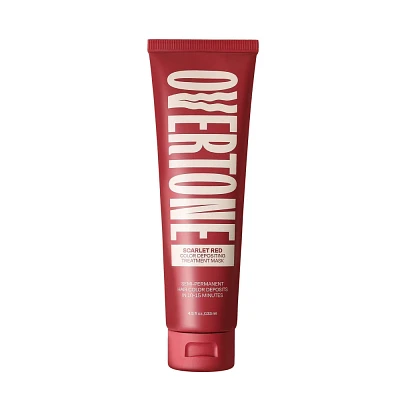 oVertone Hair Care Semi-Permanent Color Depositing Mask - Scarlet Red - 4.5 fl oz