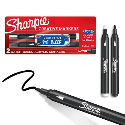 Sharpie Creative Markers 2pk Bullet Tip Multicolored