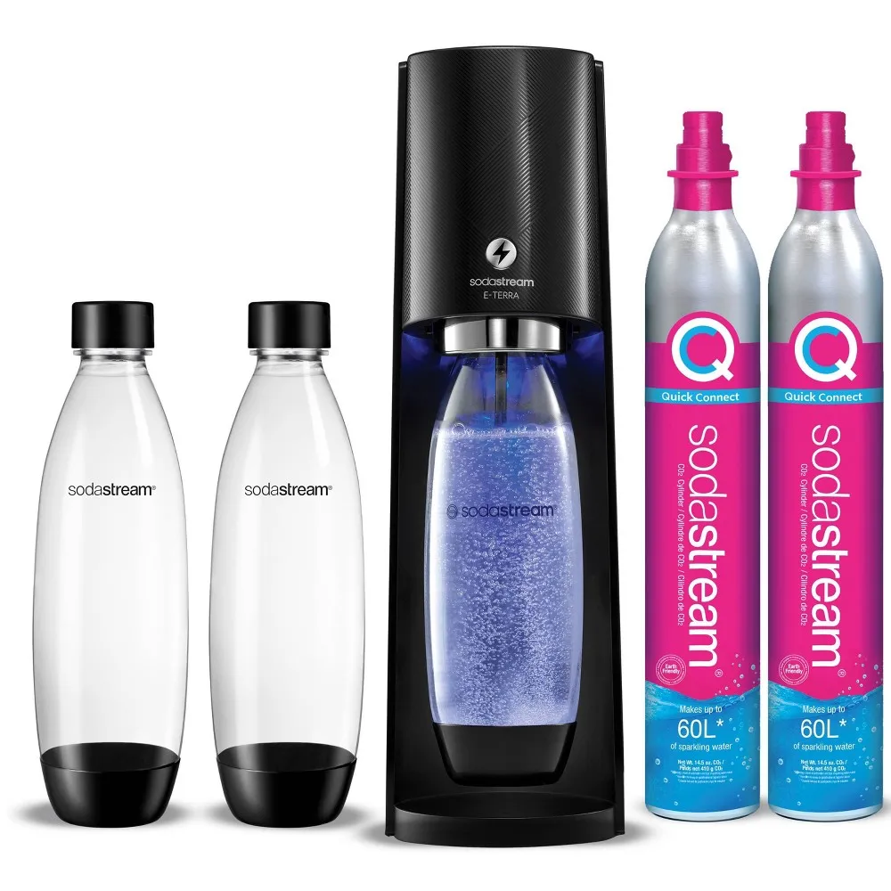 SodaStream Art Sparkling Water Maker with CO2 and Carbonating Bottle Misty  Blue