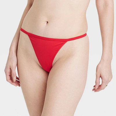 Women Cotton Blend String Thong