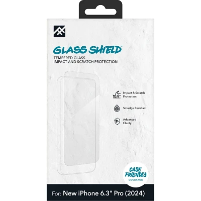 iFrogz Apple iPhone 16 Pro Glass Shield Screen Protector