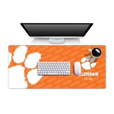 NCAA Clemson Tigers Logo Series Desk Pad