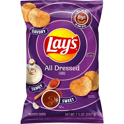 Lays Potato Chips All Dressed - 7.75oz