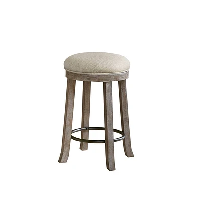 Oaktown Swivel Counter Height Barstool Gray