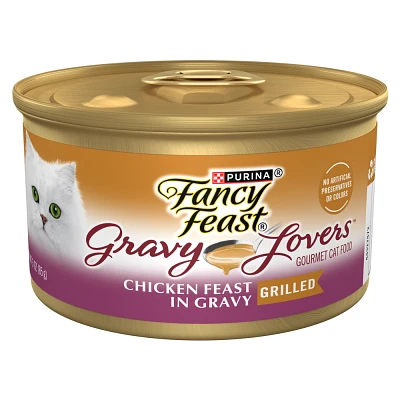 Purina Fancy Feast Gravy Lovers Gourmet Wet Cat Food Chicken Feast In Grilled Chicken Flavor Gravy - 3oz