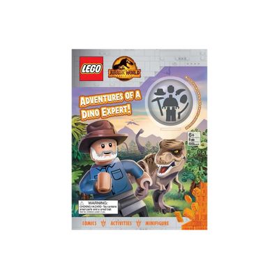 Lego Jurassic World: Adventures of a Dino Expert! - (Activity Book with Minifigure) by Ameet Publishing (Paperback)