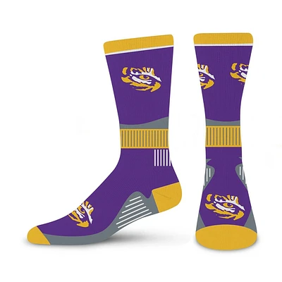 NCAA LSU Tiger Large Crew Sock