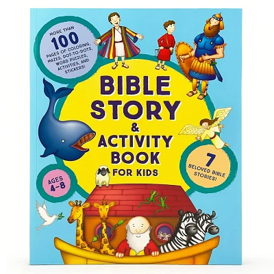 Bible Story and Activity Book - (Board Book)