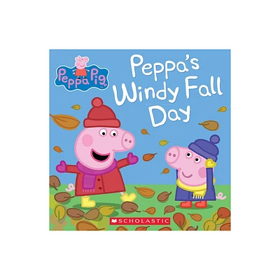 Peppas Windy Fall Day - by Scholastic (Paperback)