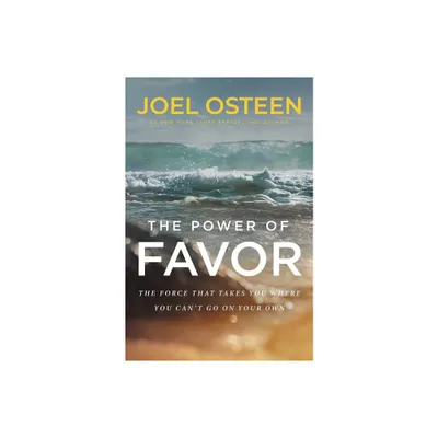 The Power of Favor - Large Print by Joel Osteen (Hardcover)