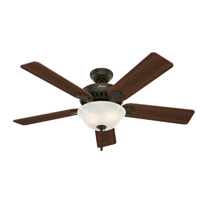 Hunter Fan 52 Pros Best Ceiling Fan with LED Light Kit and Pull Chain