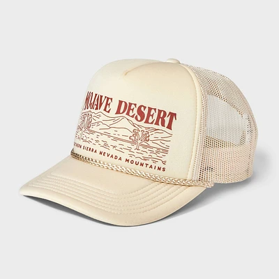 Mojave Deert Trucker Hat - Mighty Fine Cream