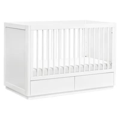 Babyletto Bento 3-in-1 Convertible Storage Crib with Toddler Bed Conversion Kit and Drawers