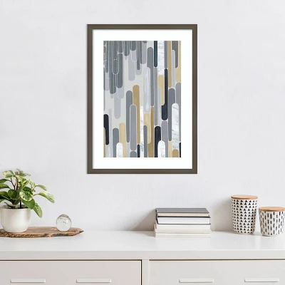 Amanti Art Stream of Consciousness II by Eva Watts Wood Framed Wall Art Print