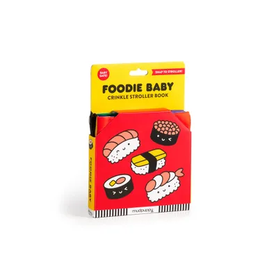 Foodie Baby Crinkle Fabric Stroller Book - by Mudpuppy (Bath Book)