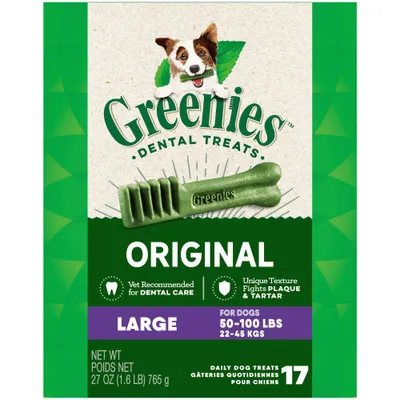 Greenies Original Large Chicken Dental Dog Treats - 27oz