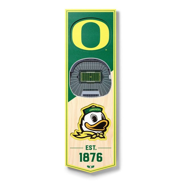 NCAA Oregon Ducks 6x19 Stadium Banner