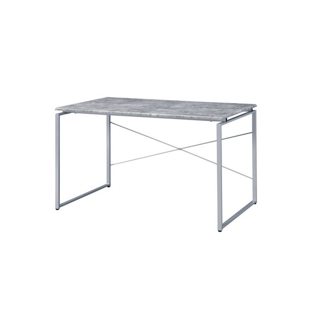 Jurgen Desk  - Acme Furniture: 47 Wide, Metal Frame, Veneer Surface, No Storage, Office Furniture