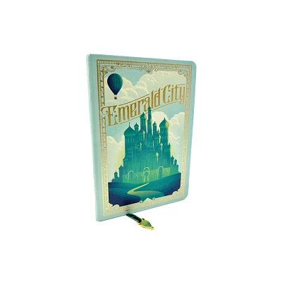 Wicked: Emerald City Journal with Ribbon Charm - by Insights (Paperback)