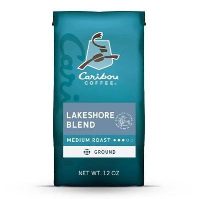 Caribou Coffee Lake Shore Blend Medium Roast Ground Coffee - 12oz