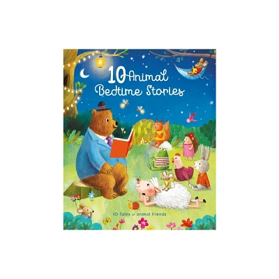 10 Animal Bedtime Stories - by Little Genius Books (Hardcover)