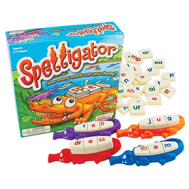 Junior Learning Spelligator Word Building Game: Reading & Kindergarten Learning, CVC Words, Learn to Read, Ages 5+