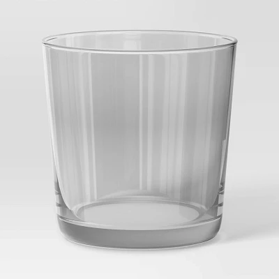 12.5oz Glass Bower Short Tumbler Gray - Threshold