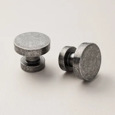 Vintage Cabinet Knobs (Set of 2) - Hearth & Hand with Magnolia: Zinc