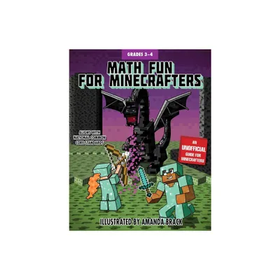 Math Fun for Minecrafters: Grades 3-4 - (Math for Minecrafters) by Sky Pony Press (Paperback)