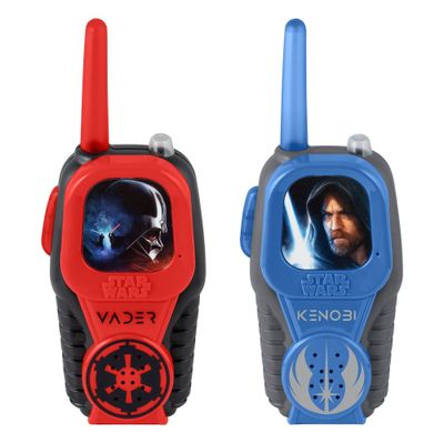 Star Wars Darth Vader and Obi-Wan Kenobi Light-Up Walkie Talkies