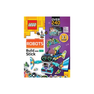 Lego(r) Books. Build and Stick: Robots - (Hardcover)