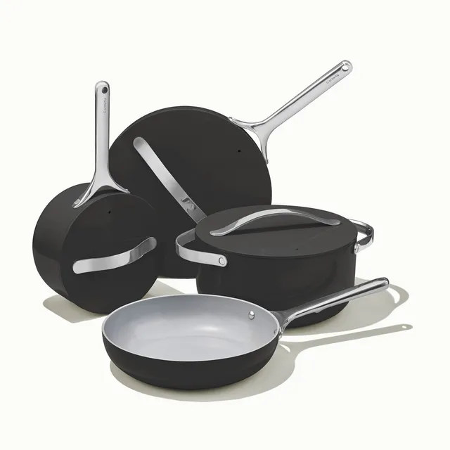 Goodful 10pc Cast Aluminum, Ceramic Cookware Set : Target