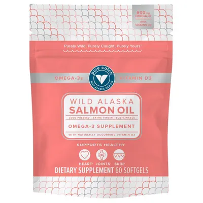 Trident Pure Catch Wild Alaska Salmon Oil Softgels - 60ct