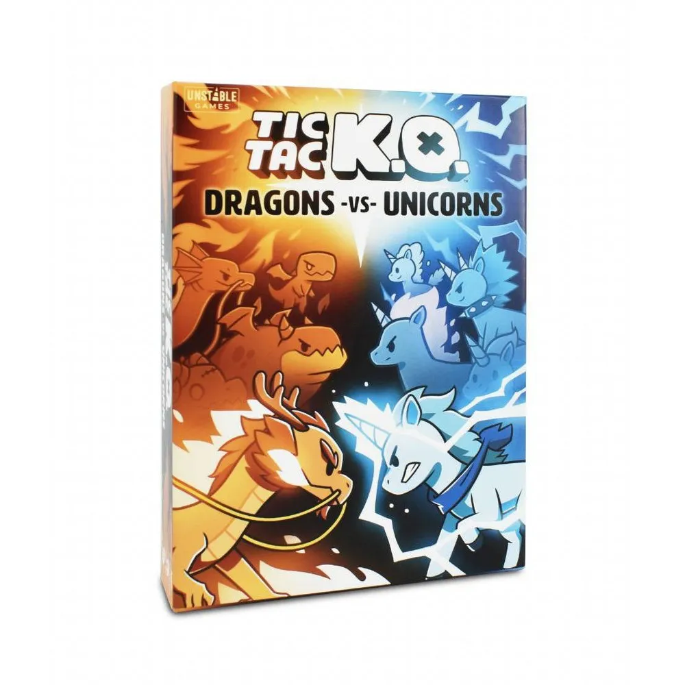 Teeturtle Tic Tac KO - Dragons vs. Unicorns Game | The Market Place