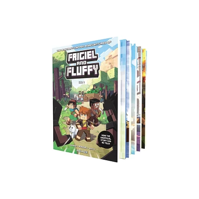 The Minecraft-Inspired Misadventures of Frigiel & Fluffy Vol 1-5 Box Set - by Frigiel & Jean-Christophe Derrien (Hardcover)