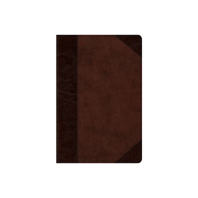 ESV Personal Reference Bible (Trutone, Brown/Walnut, Portfolio Design) - (Leather Bound)