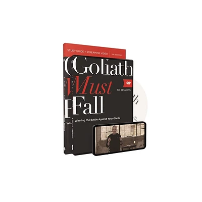 Goliath Must Fall Study Guide with DVD - by Louie Giglio (Paperback)